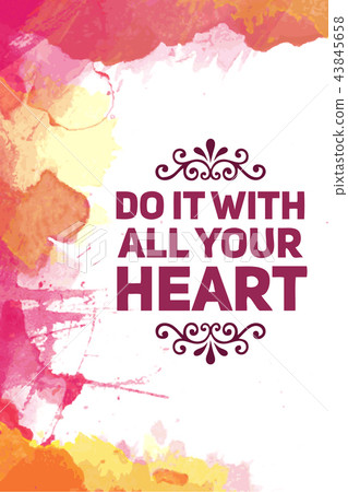 poster with inspirational and motivational quote 43845658