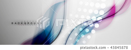 Smooth blur wave background 43845878