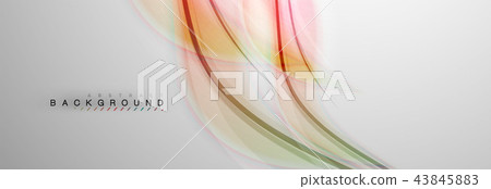 Smooth blur wave background 43845883