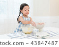 A girl enjoying home baking 43847487