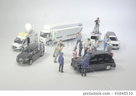 a scale of news report car with figure a scale of news report car with figure 43848510