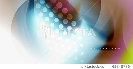 Fluid flowing wave abstract background 43848786