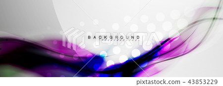 Smooth blur wave background 43853229