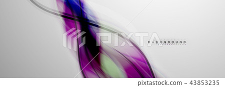 Smooth blur wave background 43853235