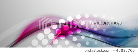 Smooth blur wave background 43853706