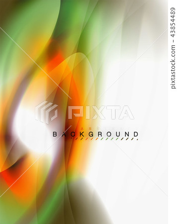 Background abstract - liquid colors wave flow 43854489