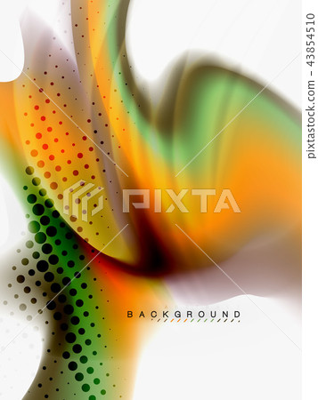 Background abstract - liquid colors wave flow 43854510