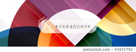 Vector circle abstract background 43855792