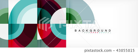 Vector circle abstract background 43855815