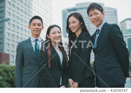 business team, man and woman, sales 43856547