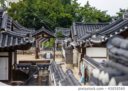 Seoul, Korea, Hanok, Hanok Village Seoul, Korea, Hanok, Hanok Village 43858560