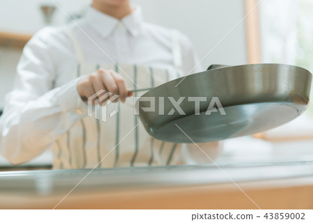 frying pan, frying-pan, frypan 43859002