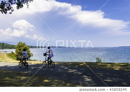 Lake Reman日內瓦瑞士自行車 43859245