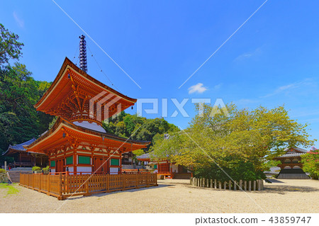 [Amanoyama Kongoji Temple] (High Resolution Version) Amanocho, Kawachi Nagano City, Osaka Prefecture 43859747