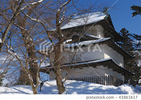 弘前市青森縣弘前公園弘前城堡葵 43861617