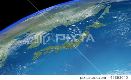日本JAPAN地球日本地圖 43863640