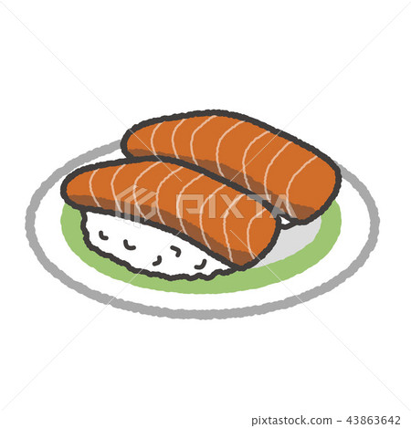 Salmon 2 sticks Salmon 2 sticks 43863642