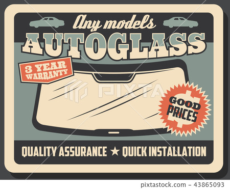 Auto windshield glass car service Auto windshield glass car service 43865093