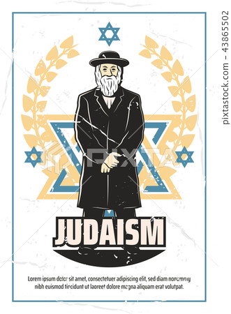 Judaism religion and Jewish rabbi 43865502