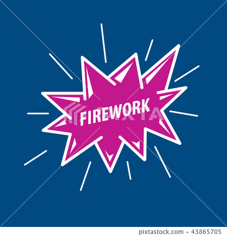 vector logo for fireworks 43865705