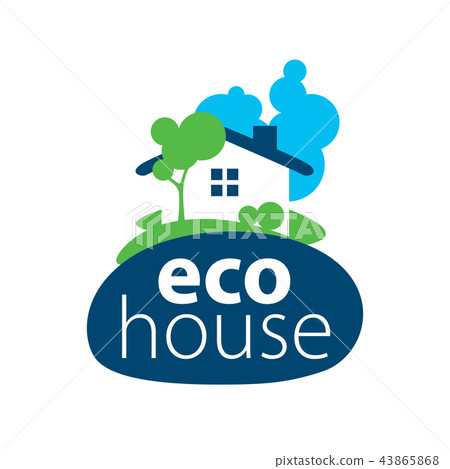 vector logo house 43865868