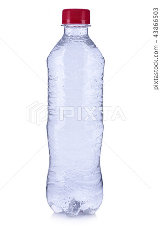 Plastic bottle of still healthy water isolated on white background 43866503