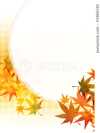 Textile Autumn leaves Textile Autumn leaves 43866580