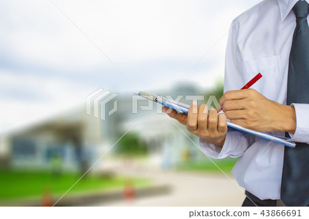 Male engineer inspection checking in factory Male engineer inspection checking in factory 43866691