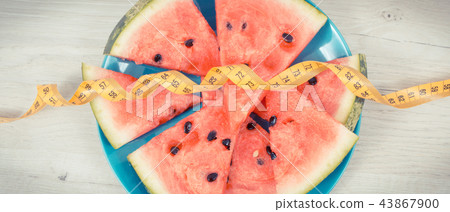 Watermelon and centimeter 43867900
