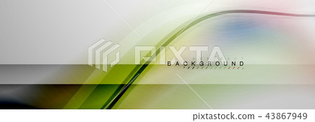 Smooth flowing wave motion concept background 43867949