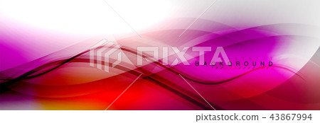 Smooth flowing wave motion concept background 43867994