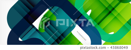 Square geometric background, multicolored template for business or technology presentation or web 43868049