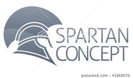 Spartan or Roman Gladiator Helmet Concept 43868070
