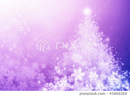 Christmas tree and snowflake Christmas tree and snowflake 43868268