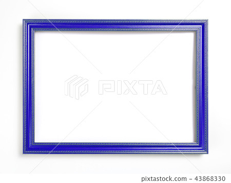 Blue frame for paintings or photographs Blue frame for paintings or photographs 43868330