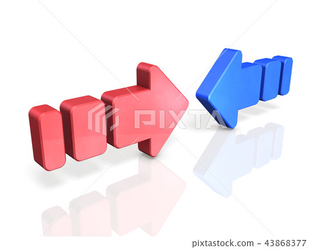 抽象代表兩個對立的力量 抽象代表兩個對立的力量 43868377