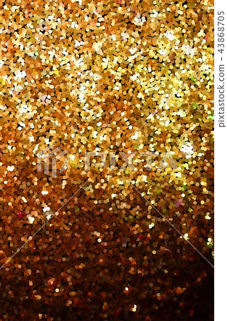 Golden glitter texture on black background Golden glitter texture on black background 43868705