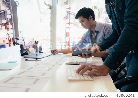 UX UI and Programming development technology. 43869241