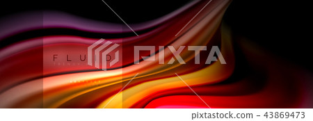Rainbow fluid abstract shapes, liquid colors design, colorful marble or plastic wavy texture Rainbow fluid abstract shapes, liquid colors design, colorful marble or plastic wavy texture 43869473