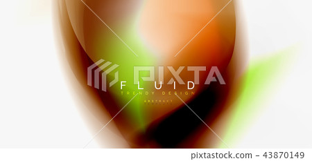 Fluid flowing wave abstract background Fluid flowing wave abstract background 43870149