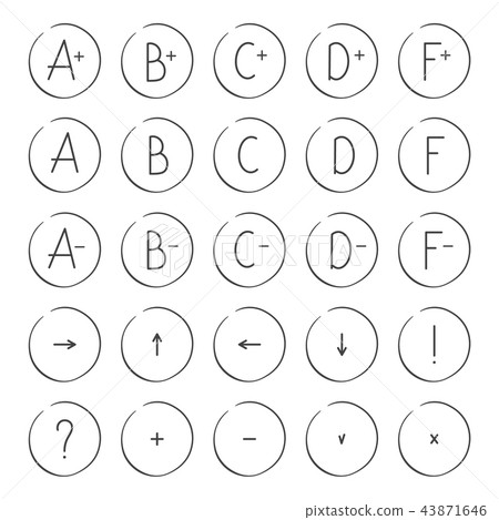 Examination grade marks. 43871646