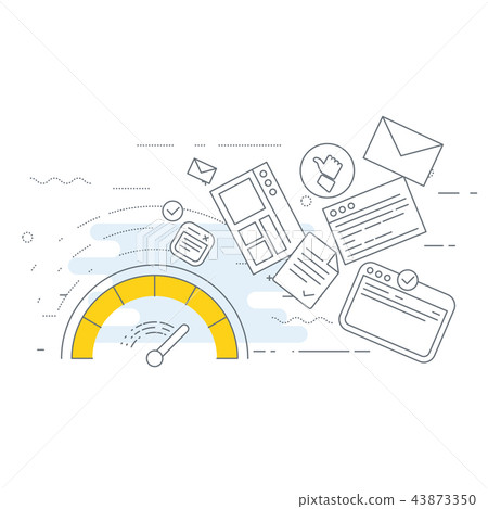 Site performance optimization icon  43873350