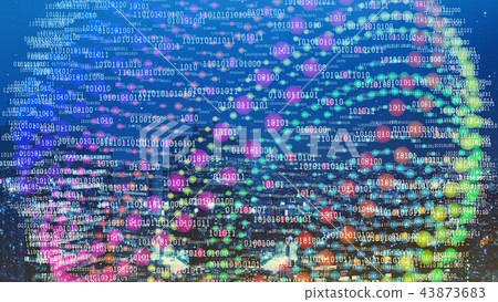 Cyber graphic series 43873683