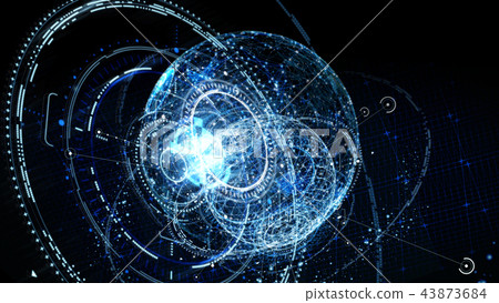 Cyber graphic series 43873684