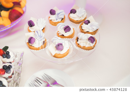 Buffet with a variety of delicious sweets, food ideas, celebration Buffet with a variety of delicious sweets, food ideas, celebration 43874128