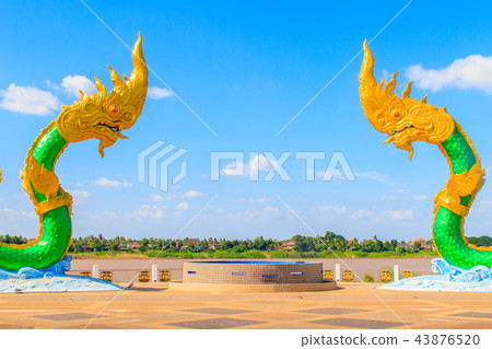 Amazing Naga Sculpture at Mekong Riverside 43876520