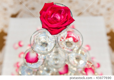 結婚訂婚婚禮喜事花素材 結婚訂婚婚禮喜事花素材 43877690