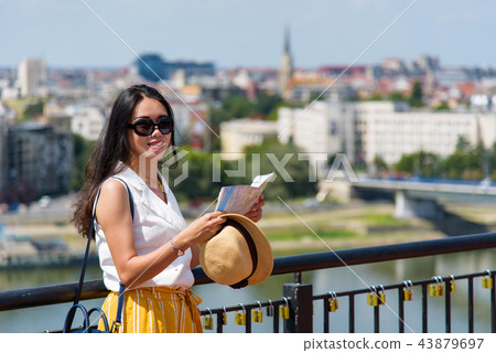 Asian traveler in Novi Sad, Serbia Asian traveler in Novi Sad, Serbia 43879697