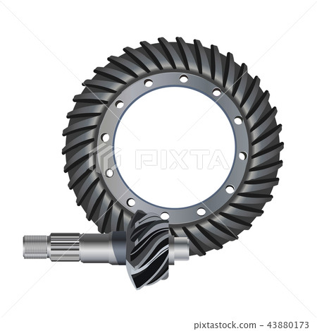 Illustration of the main gear icon. bevel gear. Illustration of the main gear icon. bevel gear. 43880173