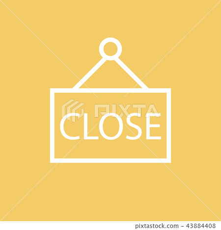 close Sign 43884408